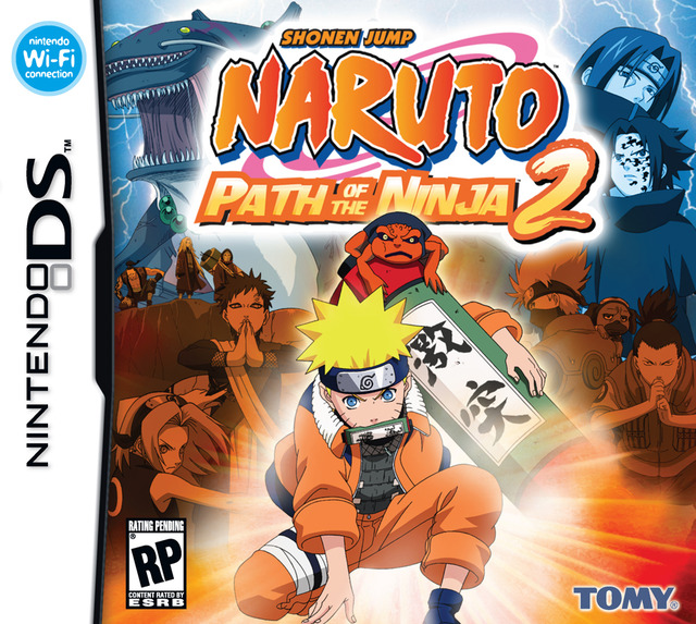 Caratula de Naruto: Path of the Ninja 2 para Nintendo DS