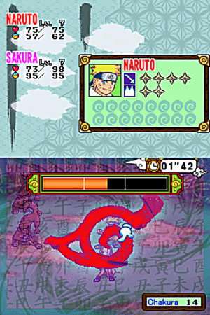 Pantallazo de Naruto: Path of the Ninja para Nintendo DS