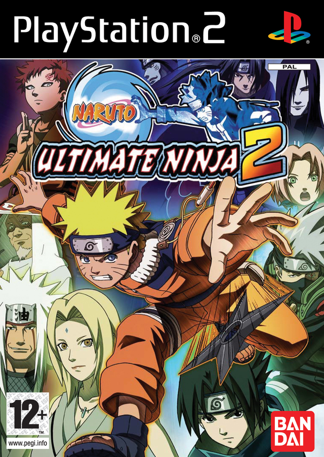 Caratula de Naruto: Ultimate Ninja 2 para PlayStation 2