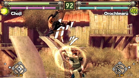 Pantallazo de Naruto: Ultimate Ninja Heroes 2: The Phantom Fortress para PSP