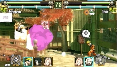 Pantallazo de Naruto: Ultimate Ninja Heroes para PSP