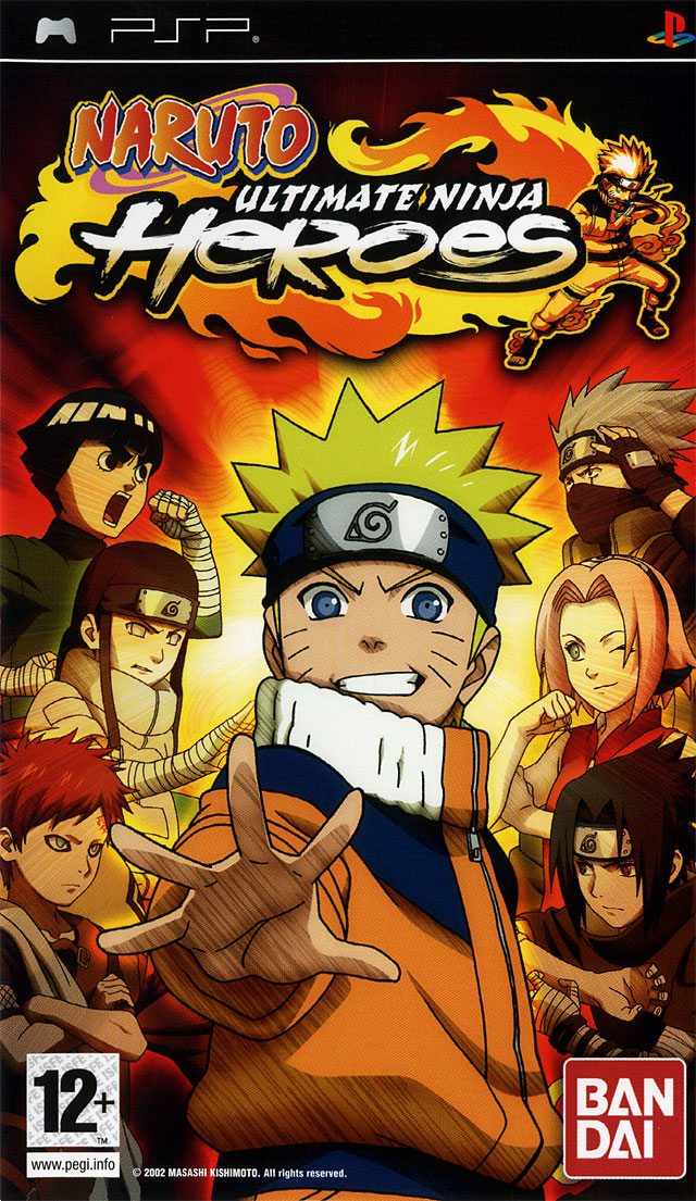 Caratula de Naruto: Ultimate Ninja Heroes para PSP