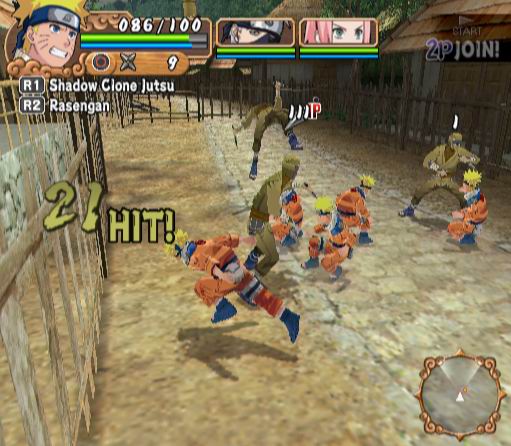 Pantallazo de Naruto: Uzumaki Chronicles 2 para PlayStation 2