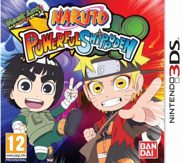 Caratula de Naruto Powerful Shippuden para Nintendo 3DS