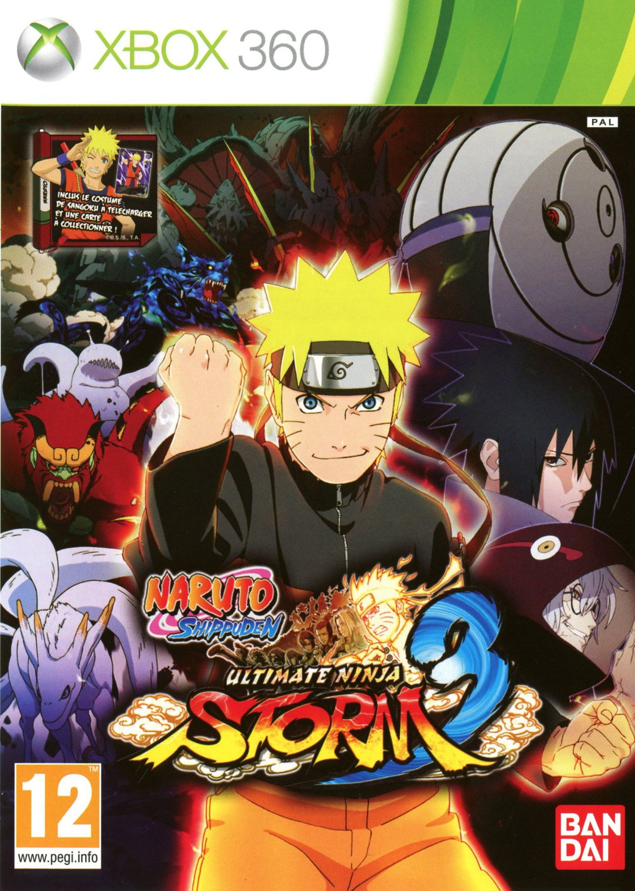 Caratula de Naruto Shippuden: Ultimate Ninja Storm 3 para Xbox 360
