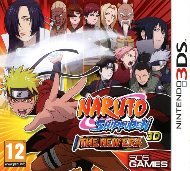 Caratula de Naruto Shippuden 3D: The New Era para Nintendo 3DS