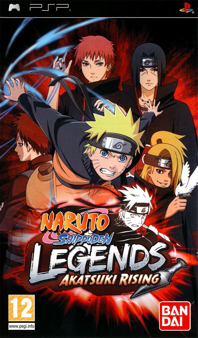 Caratula de Naruto Shippuden Legends: Akatsuki Rising para PSP