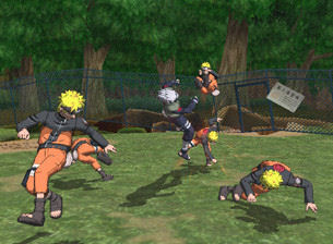 Pantallazo de Naruto Shippuuden: Gekitou Ninja Taisen EX (Japonés) para Wii