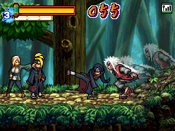 Pantallazo de Naruto Shippuuden: Saikyou Ninja Daikesshuu 5 para Nintendo DS