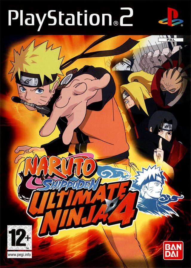 Caratula de Naruto Shippuuden: Ultimate Ninja 4 para PlayStation 2