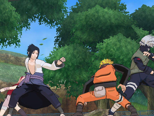Pantallazo de Naruto Shippuuden Gekitou Ninja Taisen EX2 para Wii