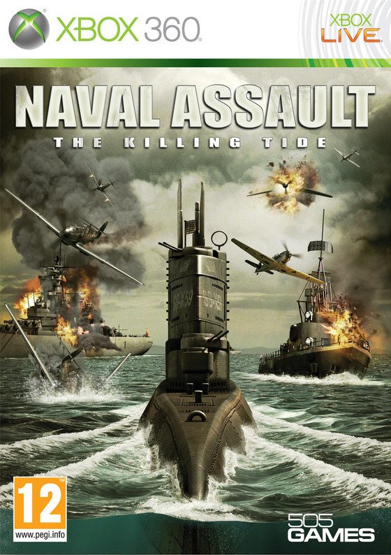 Caratula de Naval Assault: The Killing Tide para Xbox 360
