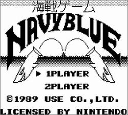 Pantallazo de Navy Blue para Game Boy