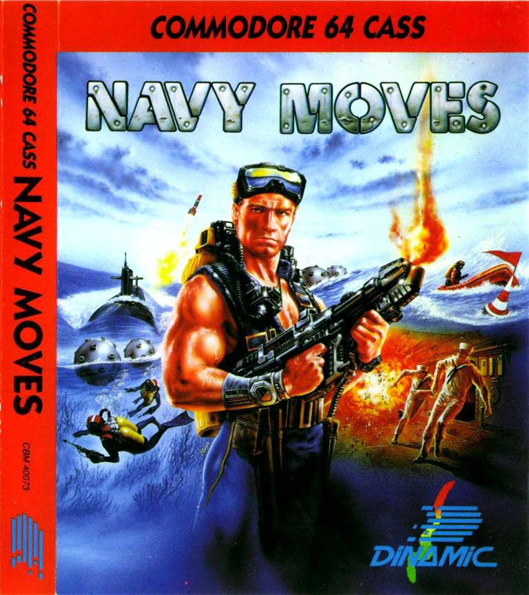 Caratula de Navy Moves para Commodore 64