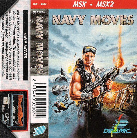 Caratula de Navy Moves para MSX