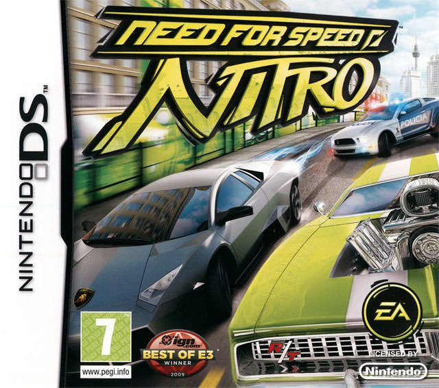 Caratula de Need for Speed Nitro para Nintendo DS
