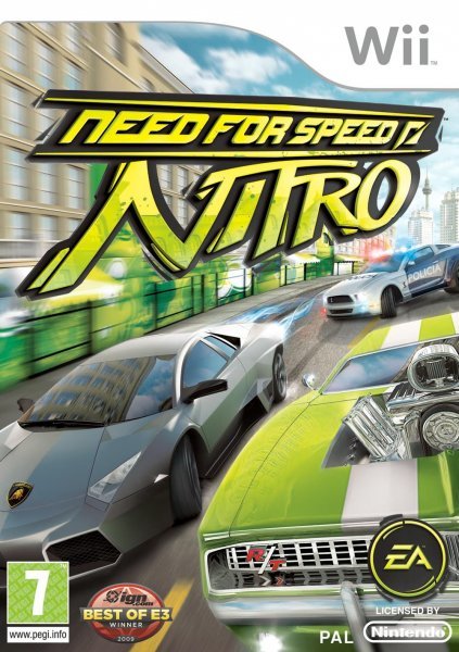 Caratula de Need for Speed Nitro para Wii
