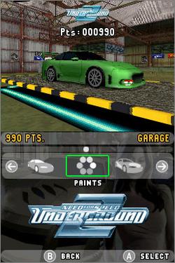 Pantallazo de Need for Speed Underground 2 para Nintendo DS