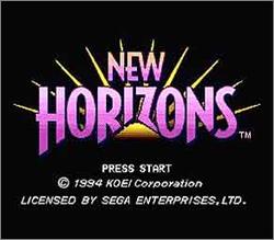 Pantallazo de New Horizons para Sega Megadrive