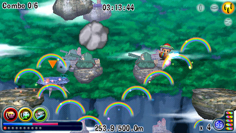Pantallazo de New Rainbow Islands (Japonés) para PSP