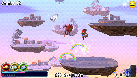 Pantallazo de New Rainbow Islands (Japonés) para PSP