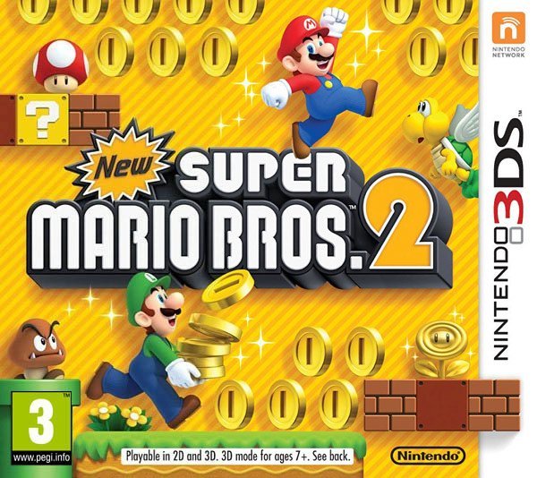 Caratula de New Super Mario Bros 2 para Nintendo 3DS