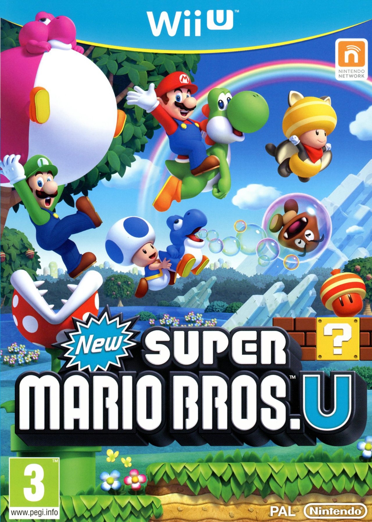 Caratula de New Super Mario Bros U para Wii U