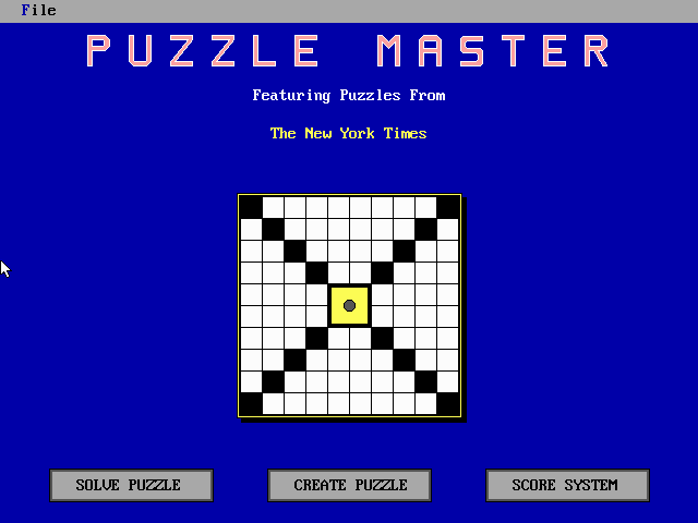 Pantallazo de New York Times Puzzle Master/Crossword Creator, The para PC