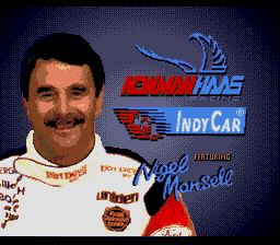 Pantallazo de Newman Haas IndyCar Featuring Nigel Mansell para Sega Megadrive