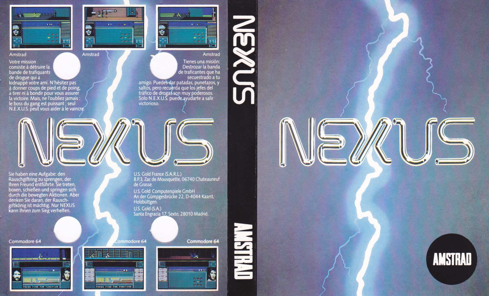 Caratula de Nexus para Amstrad CPC