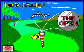 Pantallazo de Nick Faldo Plays The Open para Amstrad CPC