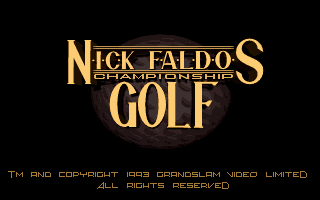 Pantallazo de Nick Faldo's Championship Golf para PC