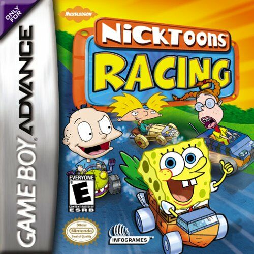 Caratula de NickToons Racing para Game Boy Advance