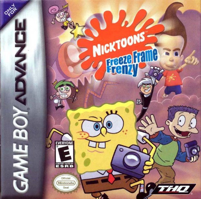 Caratula de Nicktoons: Freeze Frame Frenzy para Game Boy Advance
