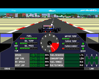 Pantallazo de Nigel Mansell's Grand Prix para Amiga