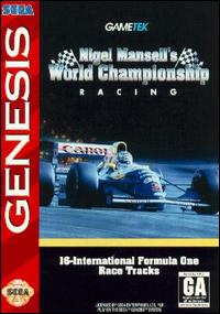 Caratula de Nigel Mansell's World Championship Racing para Sega Megadrive