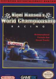 Caratula de Nigel Mansell's World Championship Racing para Nintendo (NES)