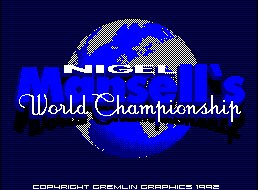 Pantallazo de Nigel Mansell's World Championship para Amstrad CPC