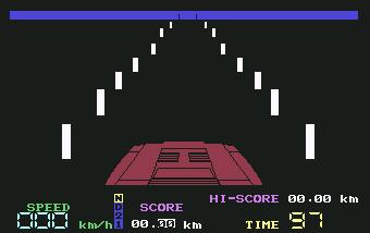 Pantallazo de Night Driver para Commodore 64