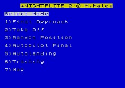 Pantallazo de Nightflite 2 para Spectrum