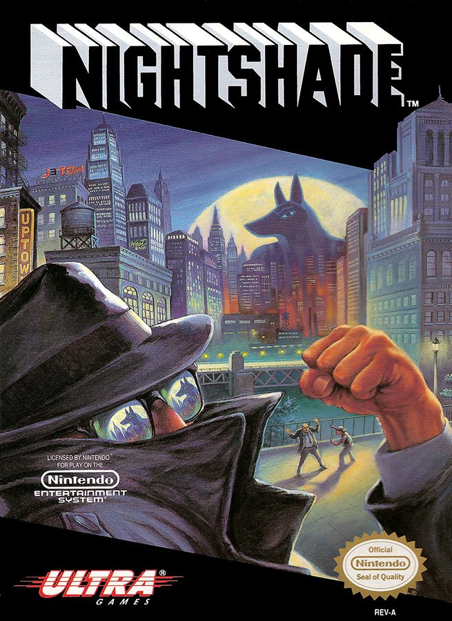 Caratula de Nightshade para Nintendo (NES)