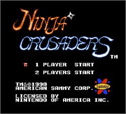 Pantallazo de Ninja Crusaders para Nintendo (NES)