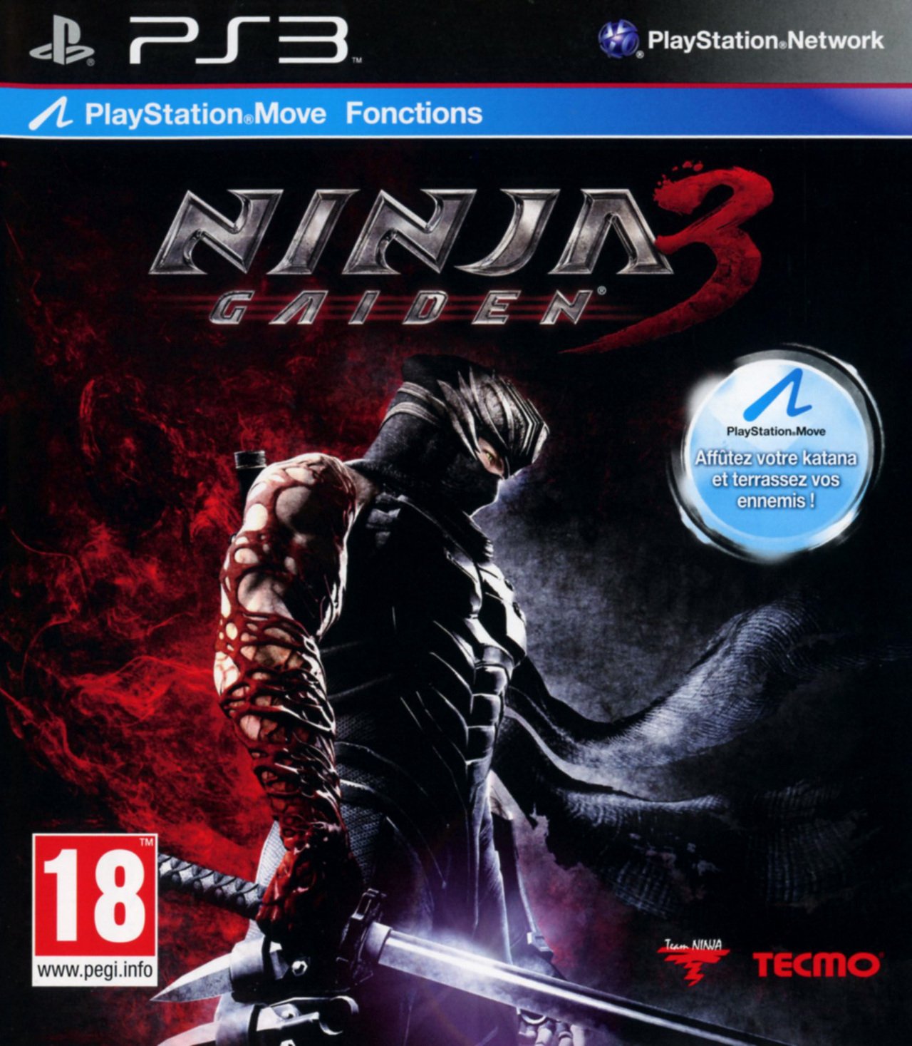 Caratula de Ninja Gaiden 3 para PlayStation 3