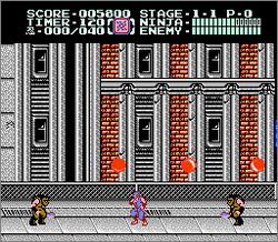Pantallazo de Ninja Gaiden II: The Dark Sword of Chaos para Nintendo (NES)