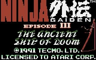Pantallazo de Ninja Gaiden III: The Ancient Ship of Doom para Atari Lynx
