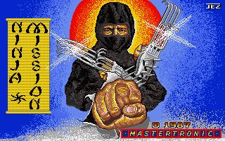 Pantallazo de Ninja Mission para Atari ST