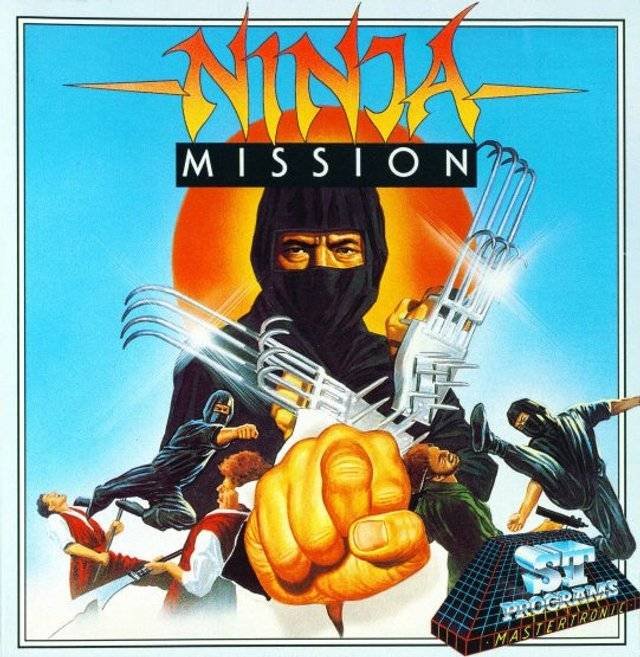 Caratula de Ninja Mission para Atari ST