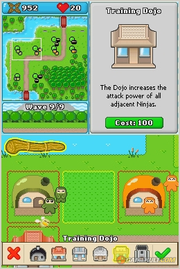 Pantallazo de Ninja Town para Nintendo DS