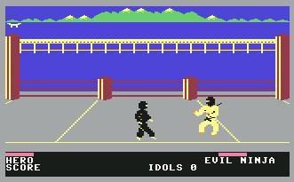 Pantallazo de Ninja para Commodore 64