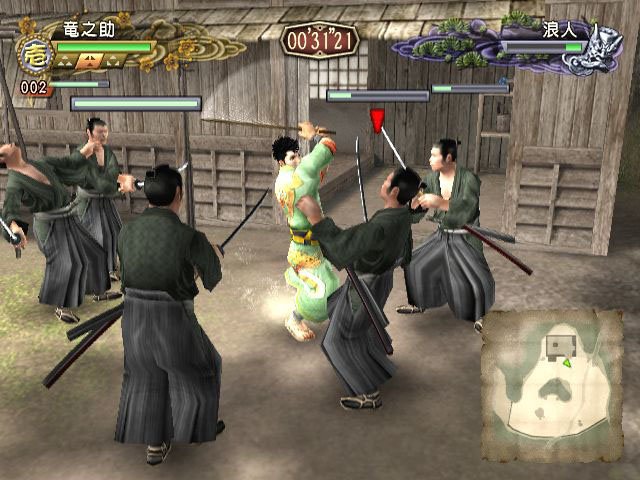 Pantallazo de Ninkyouden: Toseinin Ichidaiki (Japonés) para PlayStation 2